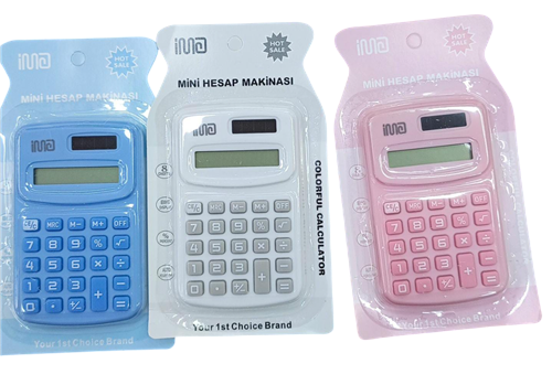 İMA MİNİ HESAP MAKİNESİ RENKLİ